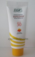 jovees sandalwood suncover natural protection | sunscreen cream